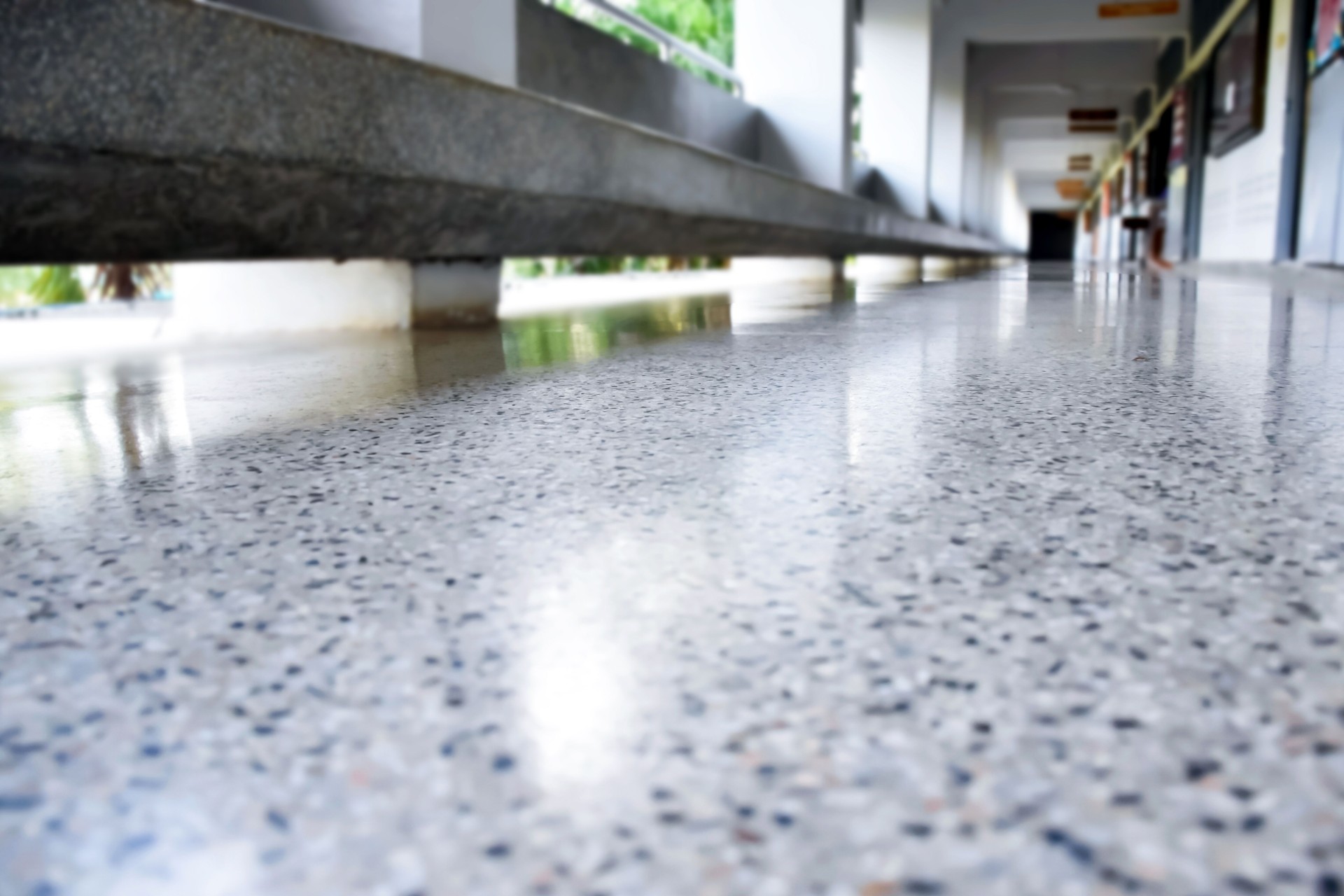 Terrazzo floor